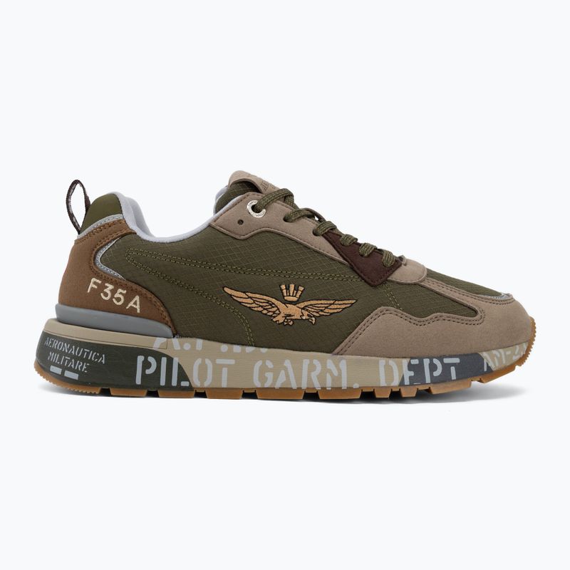 Buty męskie Aeronautica Militare SC0276UCT04327 salvia 2