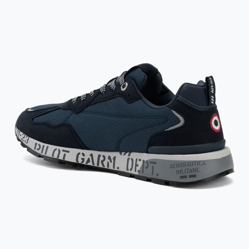 Buty męskie Aeronautica Militare SC0276UCT04327 blu navy 3