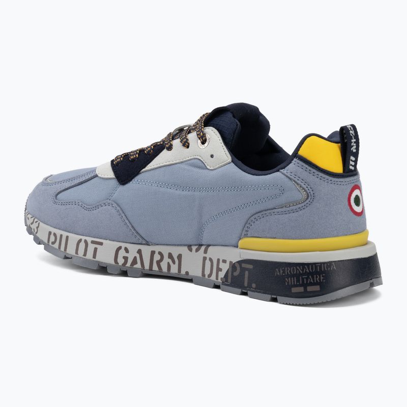 Buty męskie Aeronautica Militare SC0276UCT04327 azzurro 3