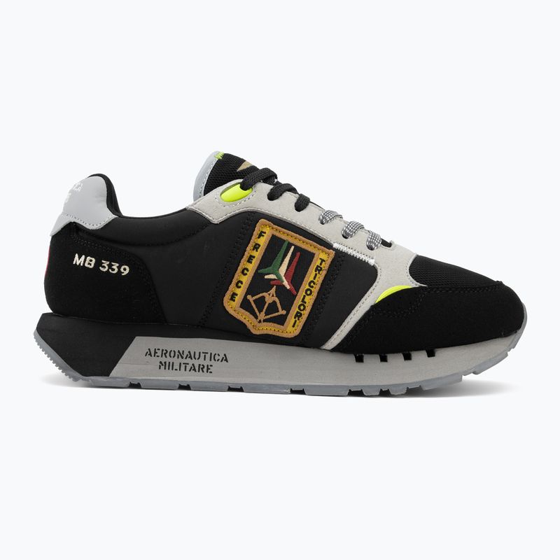 Buty męskie Aeronautica Militare SC0292UCT03331 jet black 2