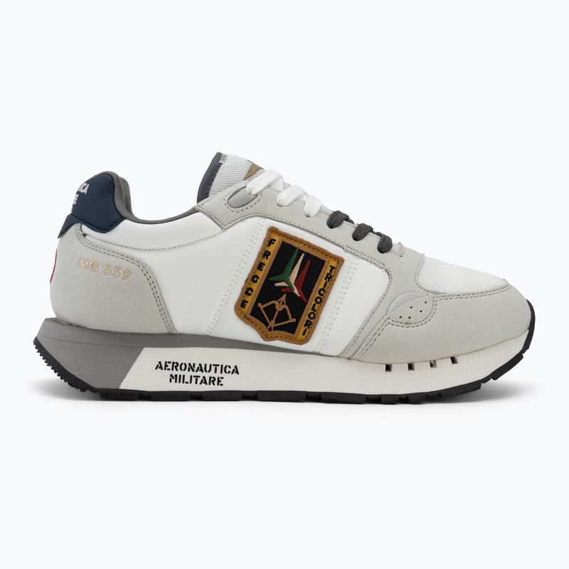 Buty męskie Aeronautica Militare SC0292UCT03331 off white 2