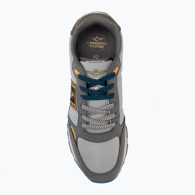 Buty męskie Aeronautica Militare SC0292UCT03331 avio/grigio 5