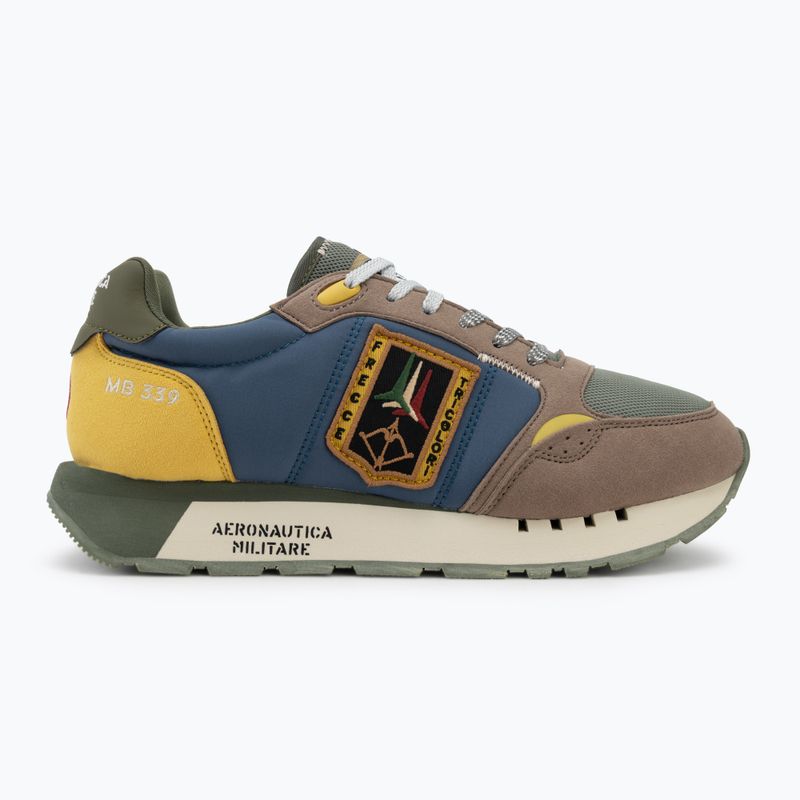Buty męskie Aeronautica Militare SC0292UCT03331 avio/cammello/grigio medio/salvia 2