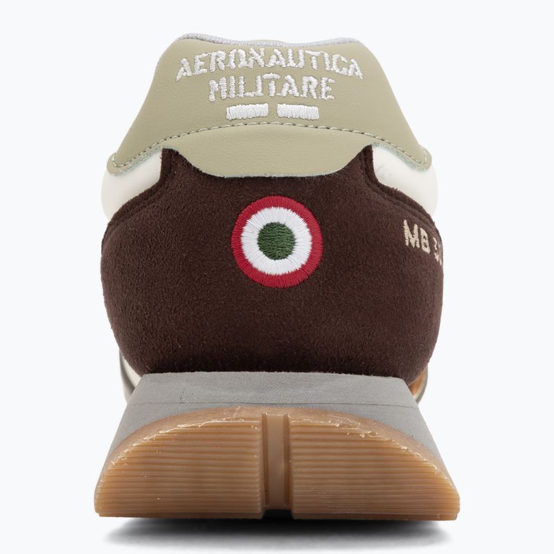 Buty męskie Aeronautica Militare SC0292UCT03331 off white/verde/marrone/grigio 6