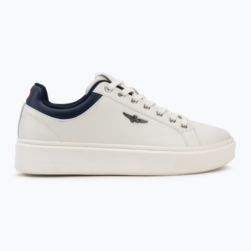 Buty męskie Aeronautica Militare SC0307UCT03591 bianco/blu 2