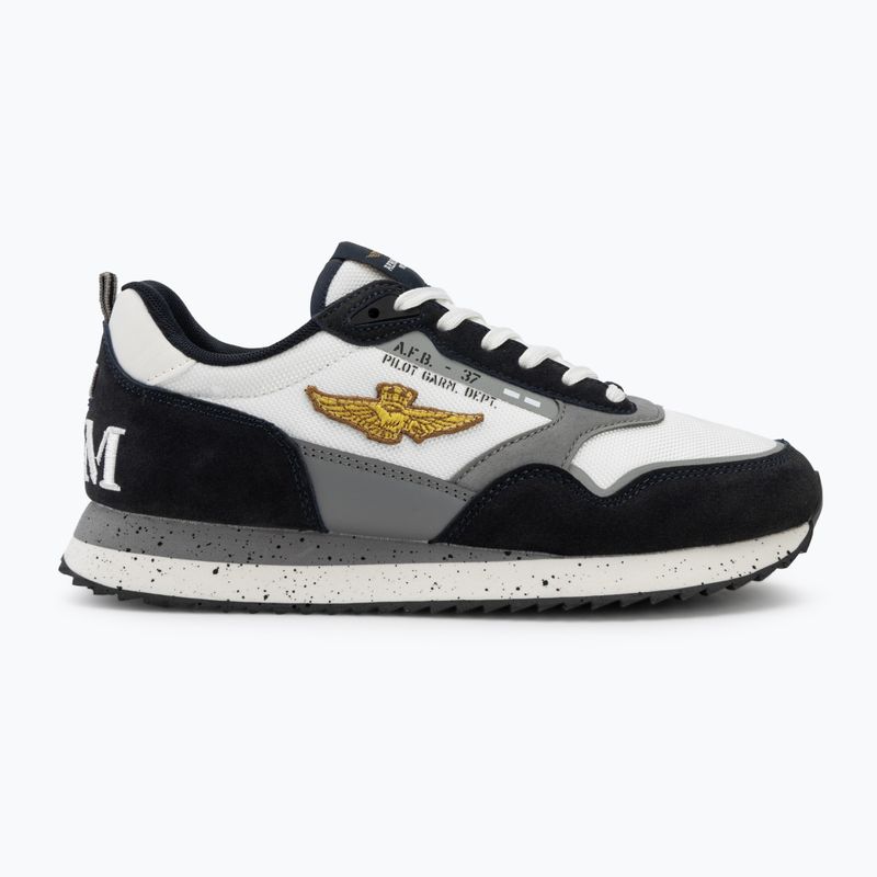 Buty męskie Aeronautica Militare SC0288UCT03545 multicolor blu/bianco 2