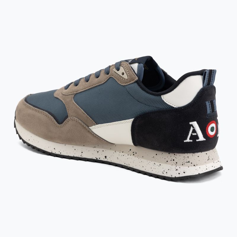 Buty męskie Aeronautica Militare SC0288UCT03545 multicolor jeans/sabbia 3