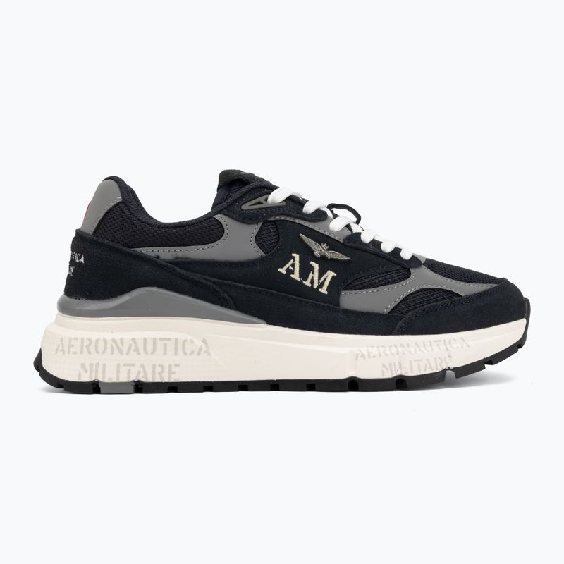 Buty męskie Aeronautica Militare SC0318UCT04248 blu navy 2
