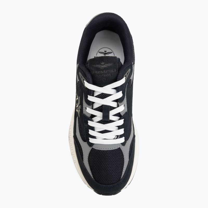 Buty męskie Aeronautica Militare SC0318UCT04248 blu navy 5