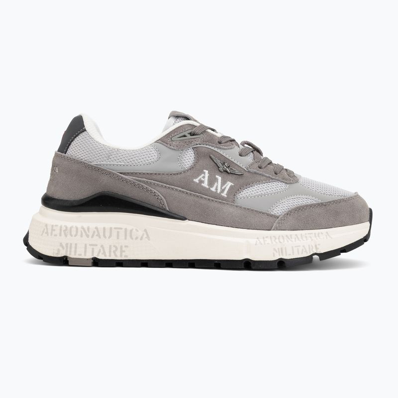Buty męskie Aeronautica Militare SC0318UCT04248 grigio 2