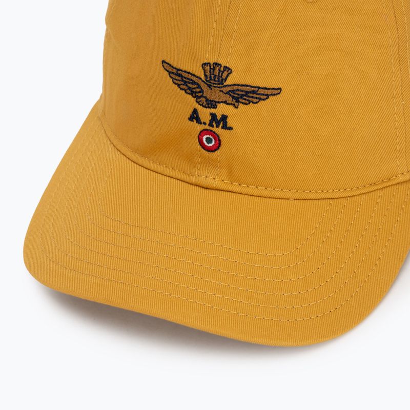 Czapka z daszkiem męska Aeronautica Militare HA1246UCT02 mustard yellow 3