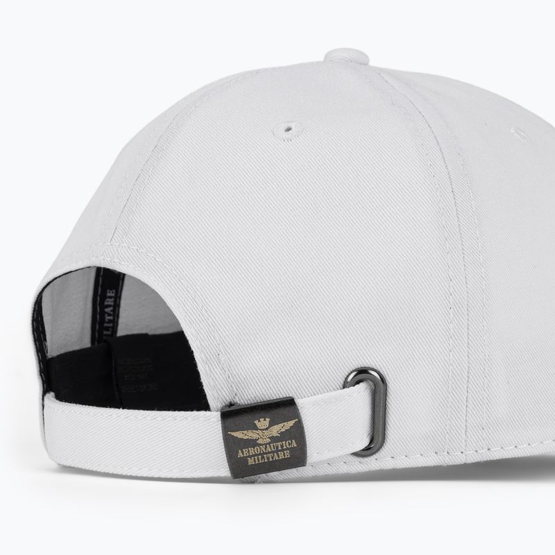 Czapka z daszkiem męska Aeronautica Militare HA1246UCT02 off white 4