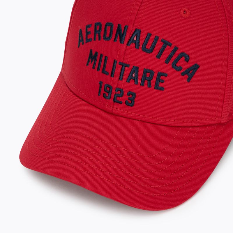 Czapka z daszkiem męska Aeronautica Militare HA1104UCT02 tango red 3