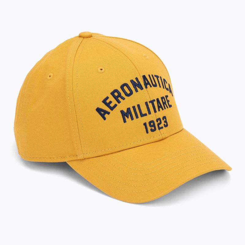 Czapka z daszkiem męska Aeronautica Militare HA1104UCT02 mustard yellow