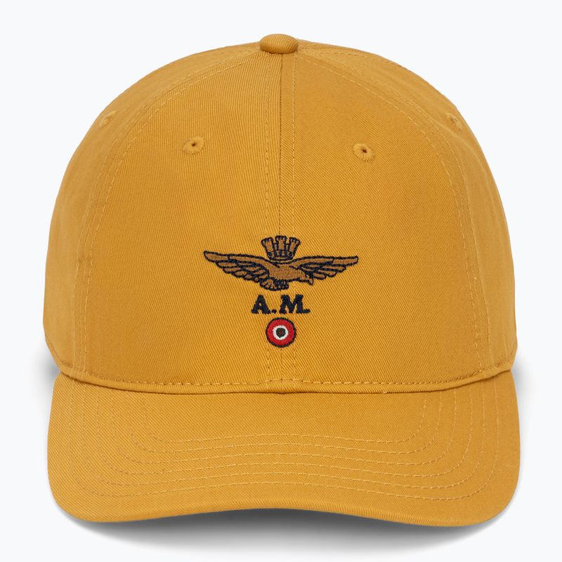 Czapka z daszkiem męska Aeronautica Militare HA1104UCT02 mustard yellow 2