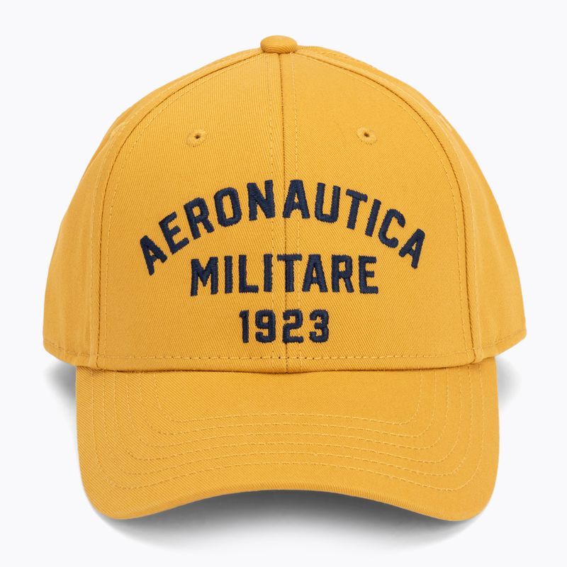 Czapka z daszkiem męska Aeronautica Militare HA1104UCT02 mustard yellow 2