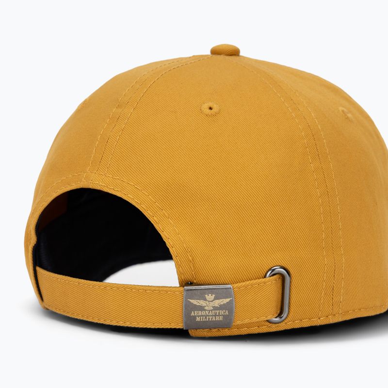 Czapka z daszkiem męska Aeronautica Militare HA1104UCT02 mustard yellow 4
