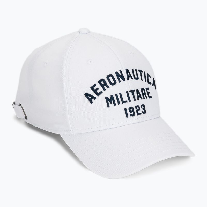 Czapka z daszkiem męska Aeronautica Militare HA1104UCT02 off white