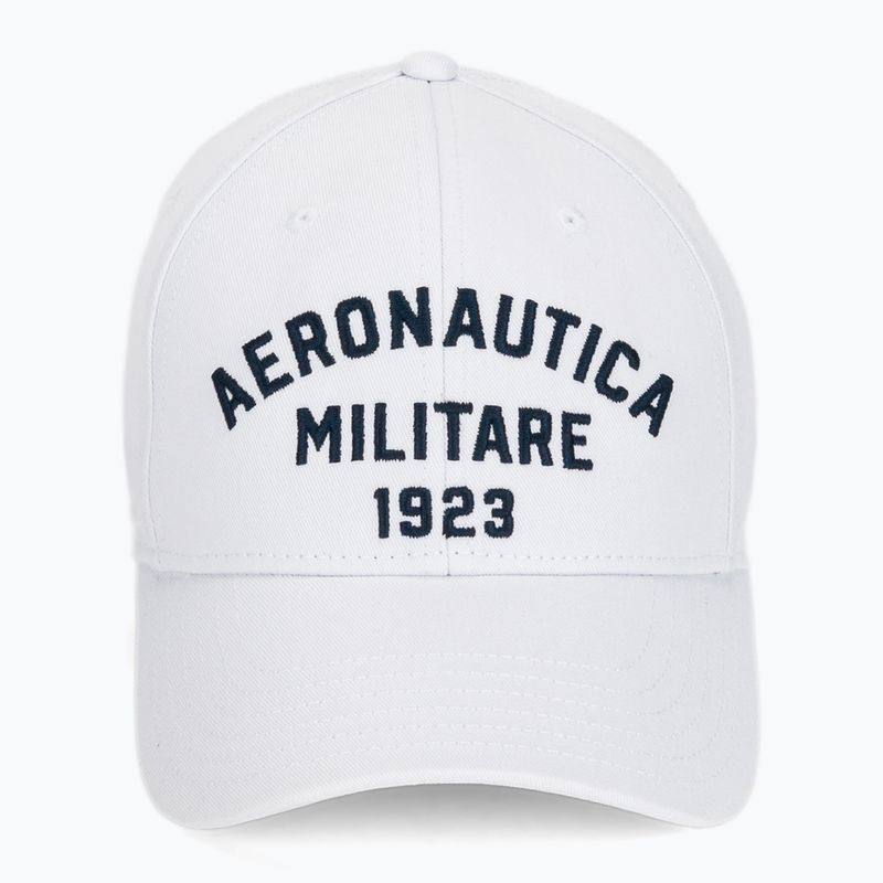 Czapka z daszkiem męska Aeronautica Militare HA1104UCT02 off white 2