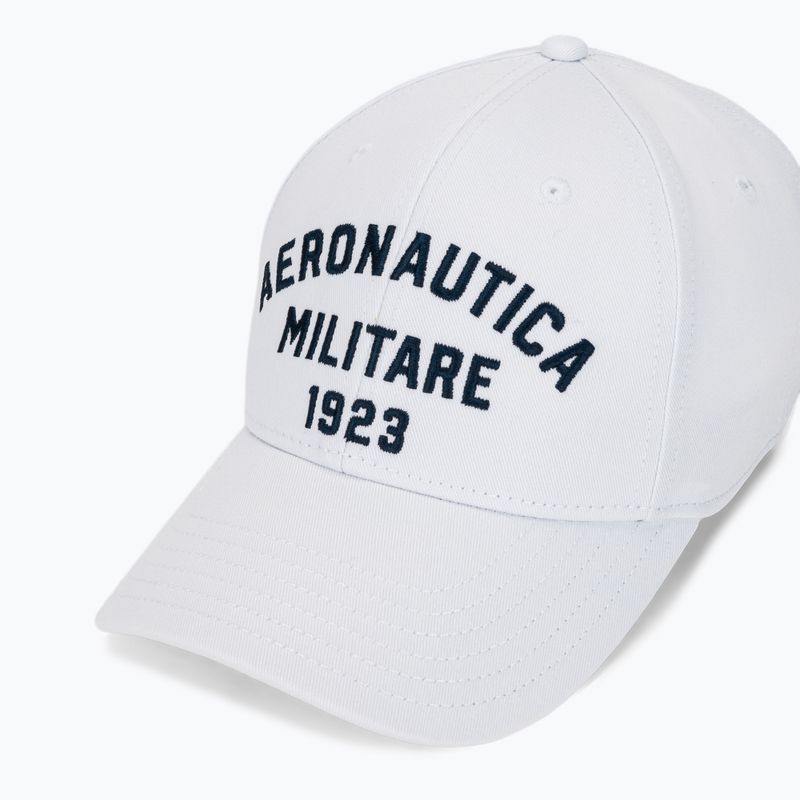 Czapka z daszkiem męska Aeronautica Militare HA1104UCT02 off white 3