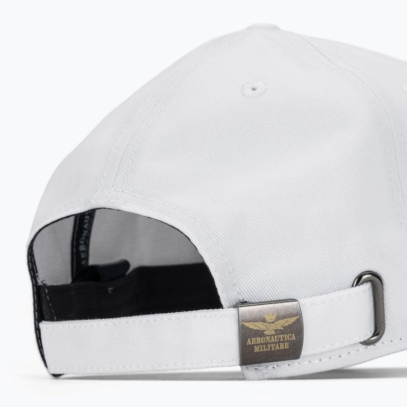 Czapka z daszkiem męska Aeronautica Militare HA1104UCT02 off white 4