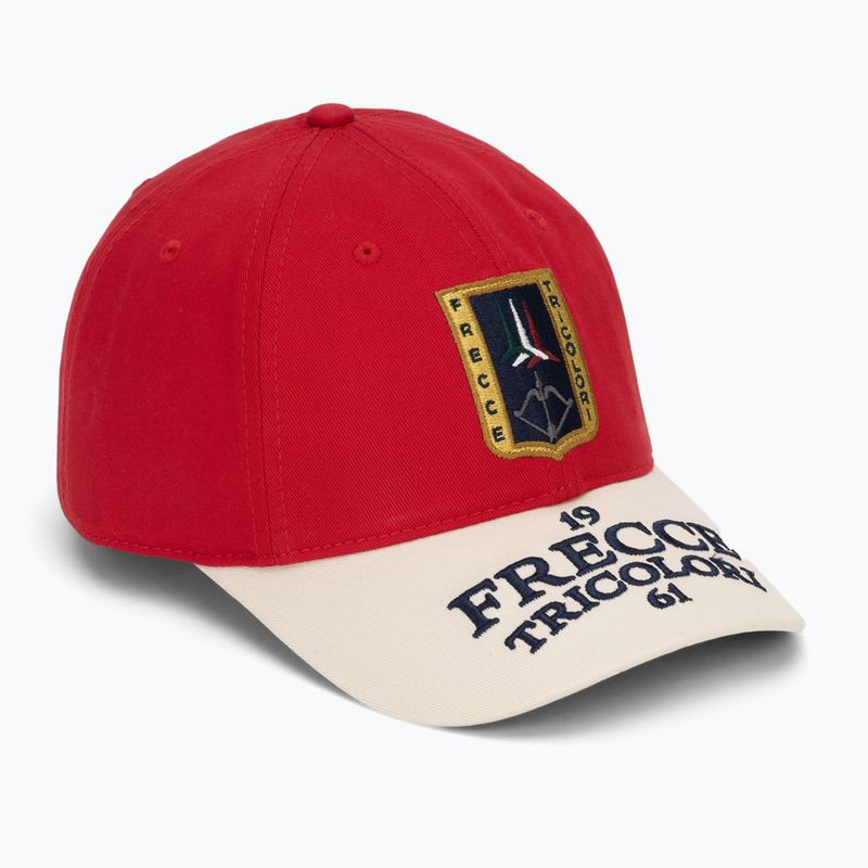 Czapka z daszkiem męska Aeronautica Militare HA1246UCT02 tango red/cream white