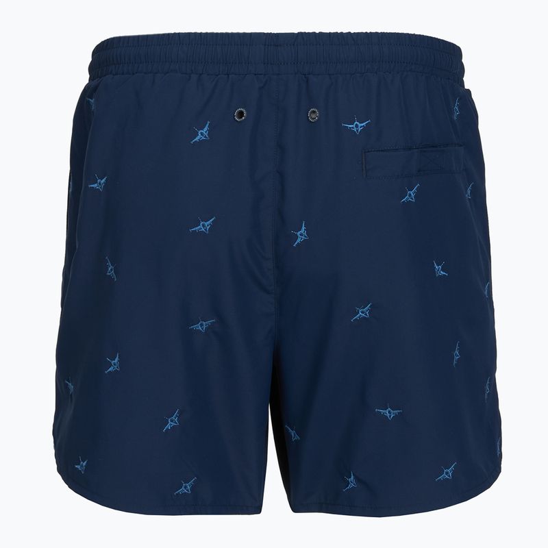 Szorty kąpielowe męskie Aeronautica Militare BW0232UCT04317 blu navy 2