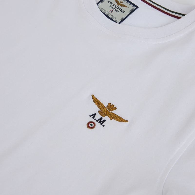 Koszulka męska Aeronautica Militare TS1580UJ00372 off white 3