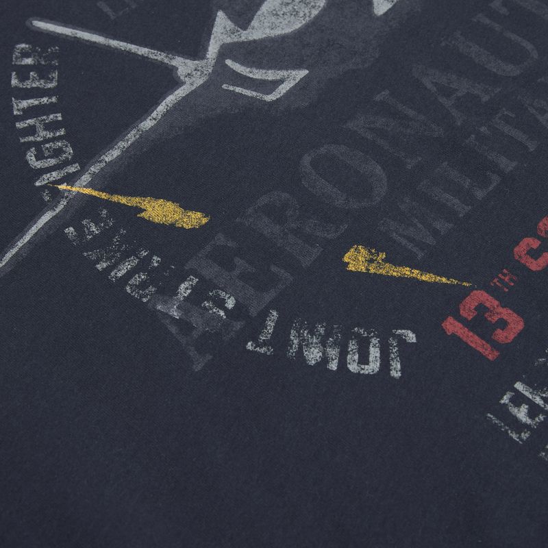 Koszulka męska Aeronautica Militare TS2536UJ00641 blu navy 3