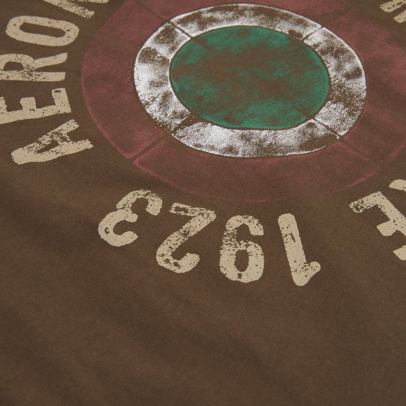 Koszulka męska Aeronautica Militare TS2538UJ00727 chestnut brown 3