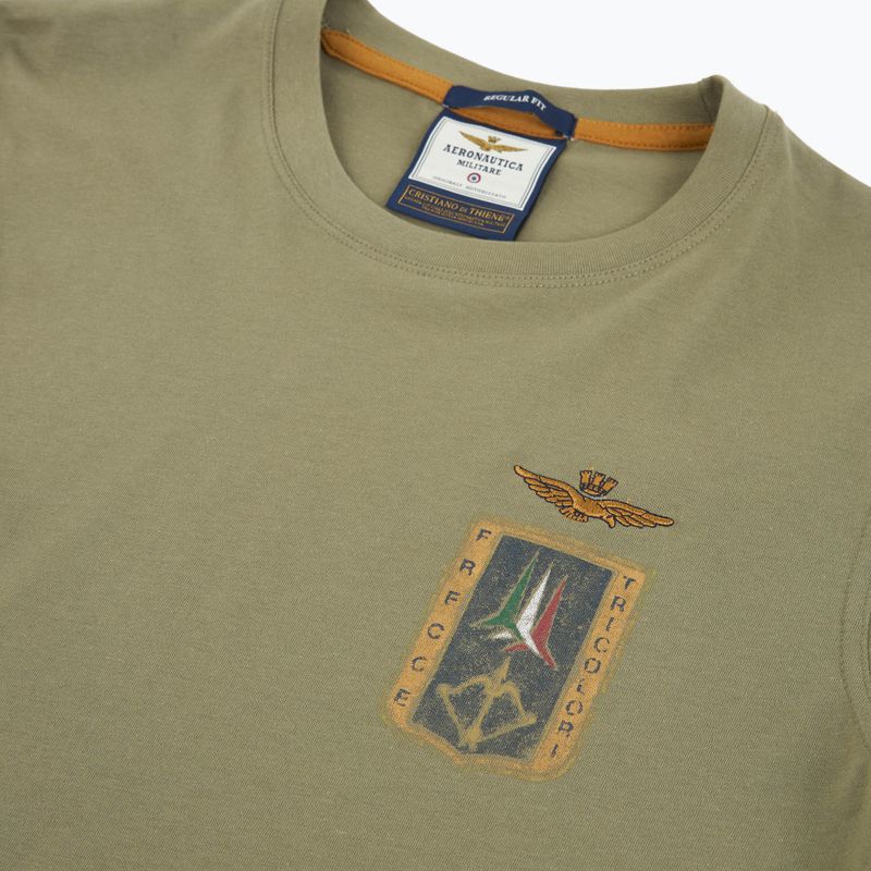 Koszulka męska Aeronautica Militare TS2535UJ00641 lichen green 3