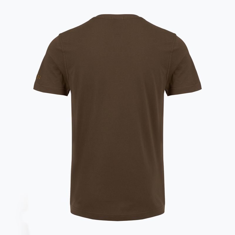 Koszulka męska Aeronautica Militare TS2535UJ00641 chestnut brown 2