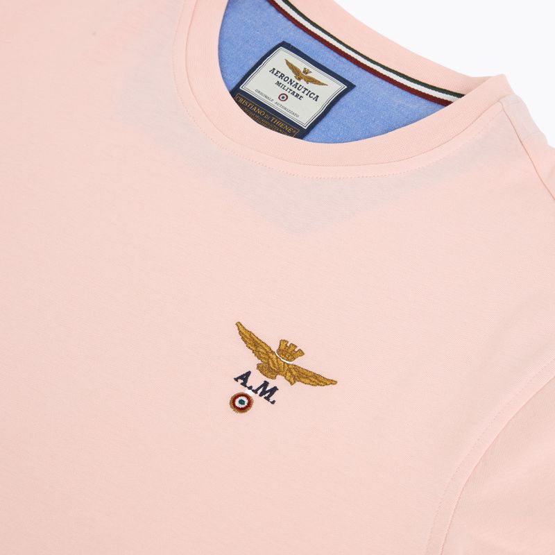 Koszulka męska Aeronautica Militare TS1580UJ00372 lotus pink 3