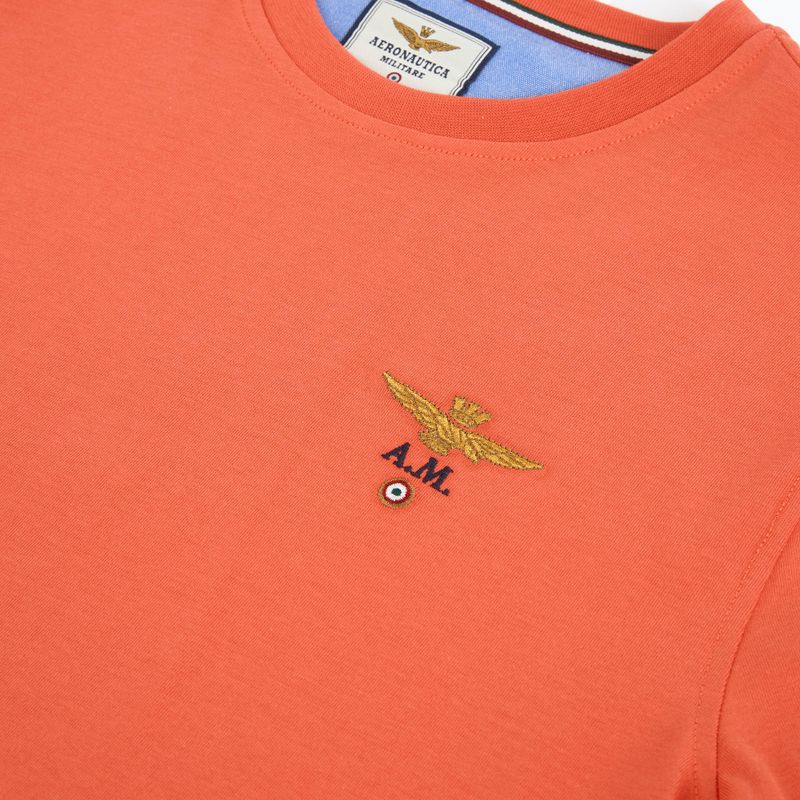 Koszulka męska Aeronautica Militare TS1580UJ00372 paprika 3