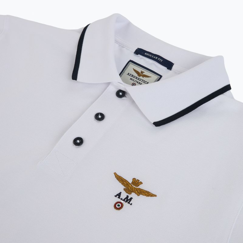 Koszulka Aeronautica Militare PO1308UP00082 Polo off white 3
