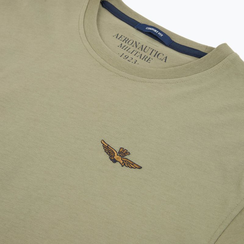 Koszulka męska Aeronautica Militare TS2535UJ00641 lichen green 3