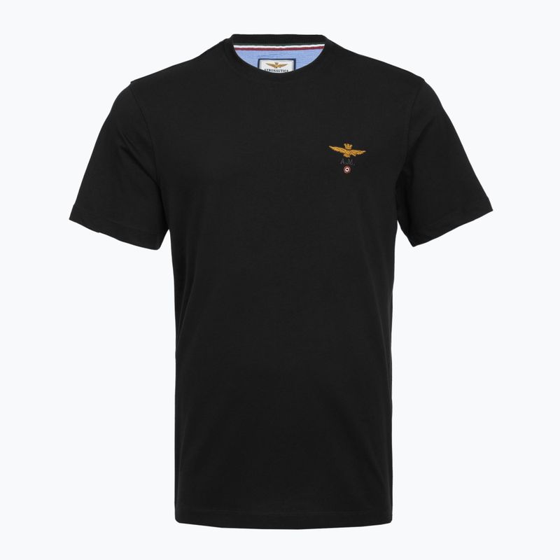 Koszulka męska Aeronautica Militare 262TS1580UJ00372 jet black