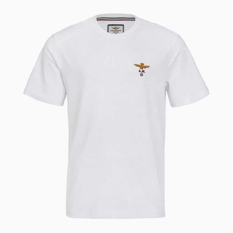 Koszulka męska Aeronautica Militare 262TS1580UJ00372 off white