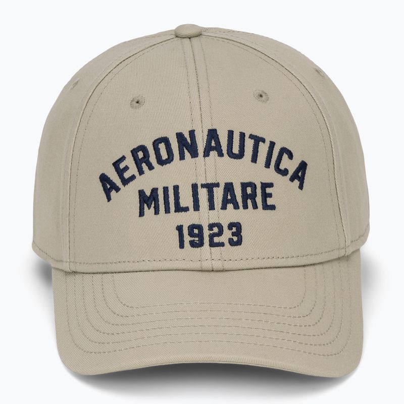 Czapka z daszkiem męska Aeronautica Militare HA1104UCT02 taupe beige 2