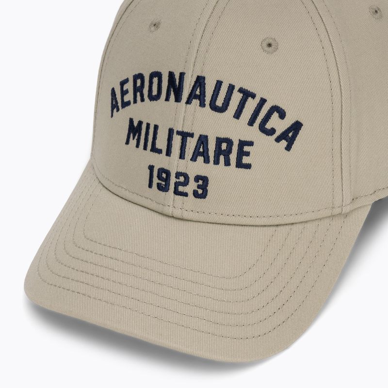 Czapka z daszkiem męska Aeronautica Militare HA1104UCT02 taupe beige 3