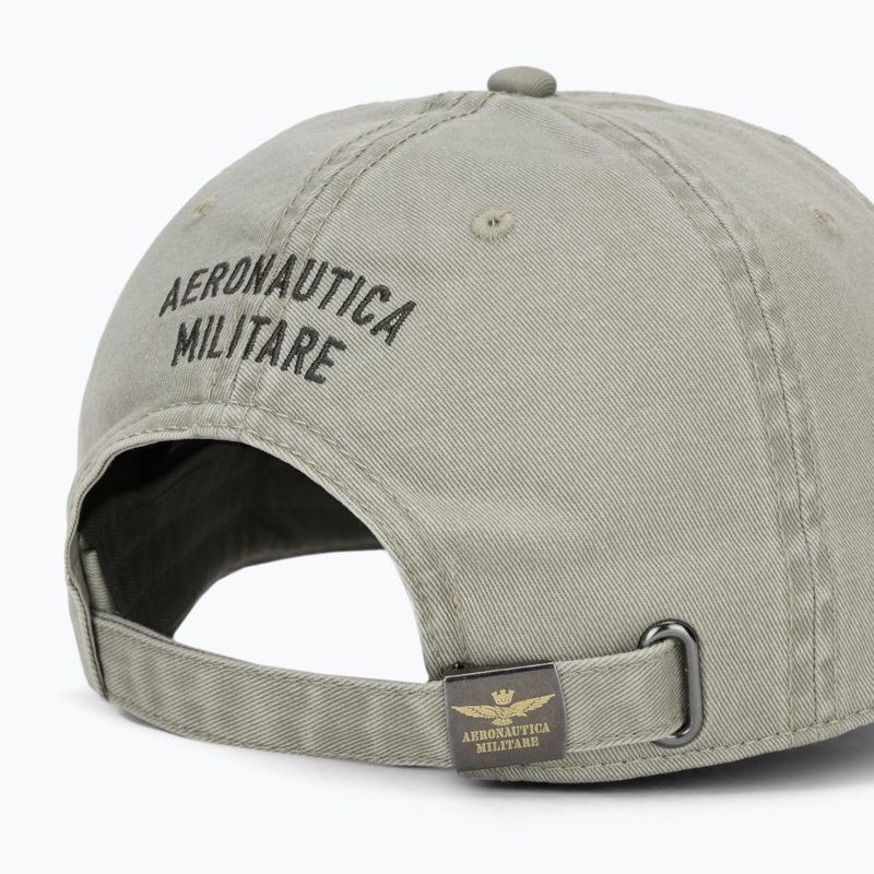 Czapka z daszkiem męska Aeronautica Militare HA1244UCT02476 dried sage 4