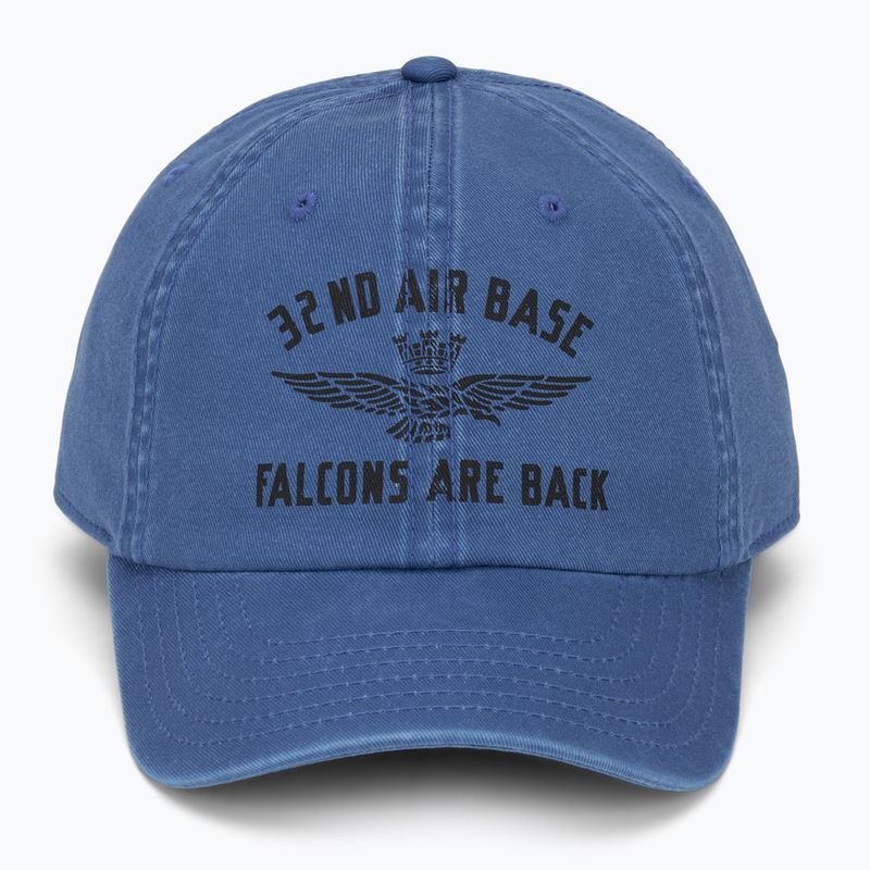 Czapka z daszkiem męska Aeronautica Militare HA1252UCT02476 high tide blue 2