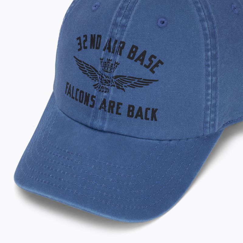 Czapka z daszkiem męska Aeronautica Militare HA1252UCT02476 high tide blue 3