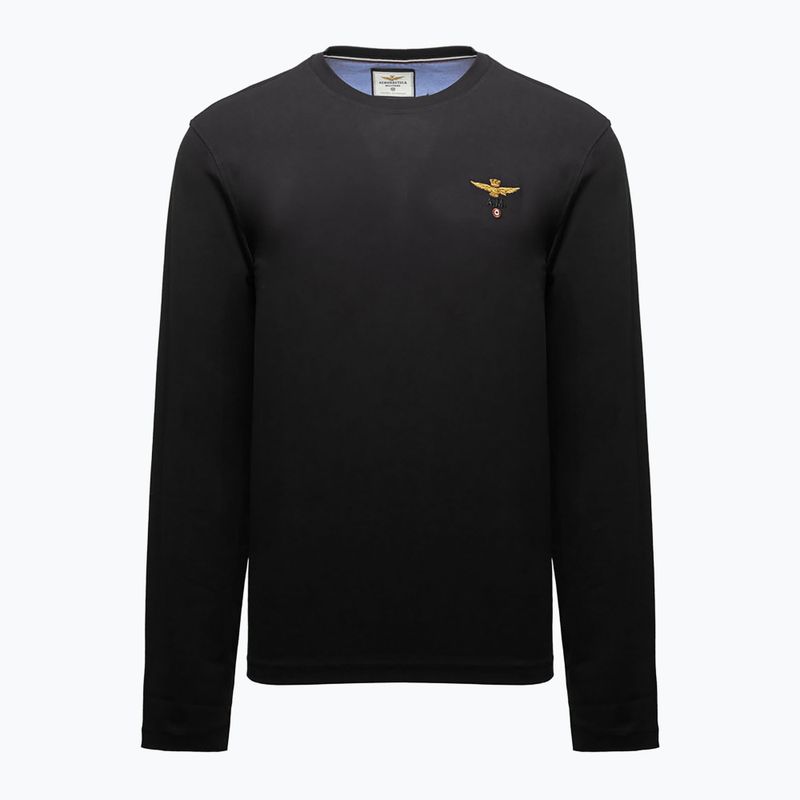 Koszulka męska Aeronautica Militare 262TS2390UJ00372 jet black