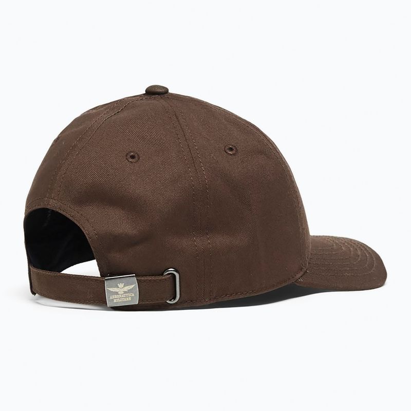 Czapka z daszkiem męska Czapka Aeronautica Militare 262HA1246UCT02261 autumn brown 2