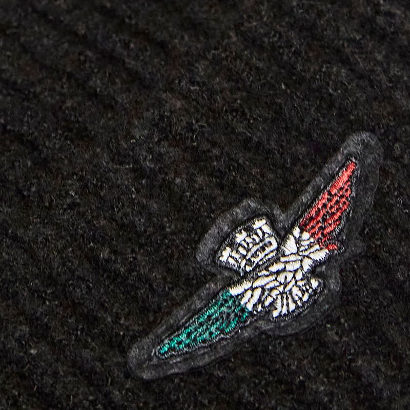 Czapka zimowa męska Czapka Aeronautica Militare 262CU0034UL00451 jet black 3