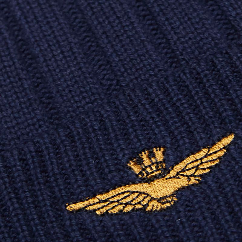 Czapka zimowa męska Czapka Aeronautica Militare 262CU0098UL00485 blu navy 3
