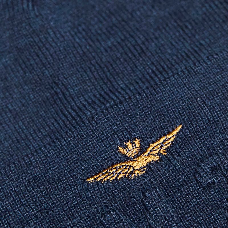 Czapka zimowa męska Czapka Aeronautica Militare 262CU0099UL00949 Blu Navy 3