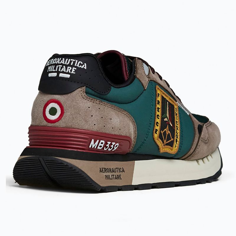 Buty męskie Buty Aeronautica Militare 262SC0292UCT04394 taupe/verde bosco 3