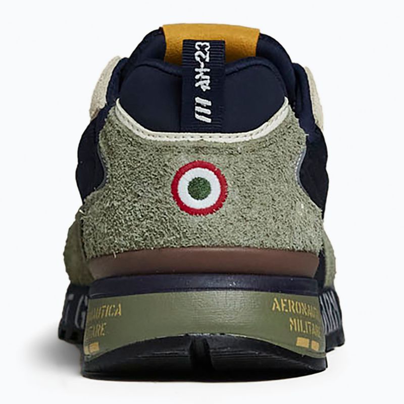 Buty męskie Buty Aeronautica Militare 262SC0276UCT03546 Furry verde/blu 2
